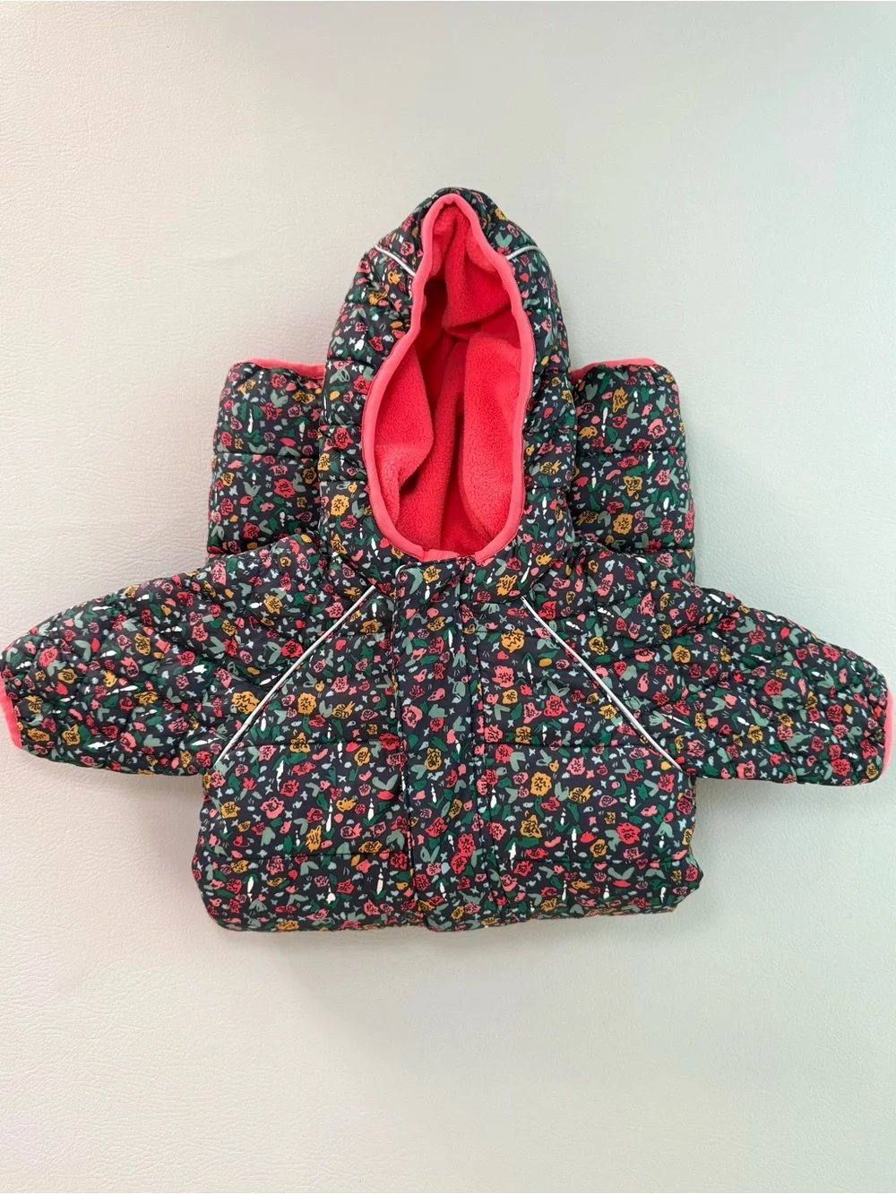 Hanna Andersson Baby Ditsy Floral Snowsuit Bunting size 3-6M 60cm